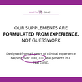 Formulated from experience, not guesswork